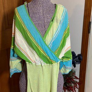 V Neck & V Back Fitted Top